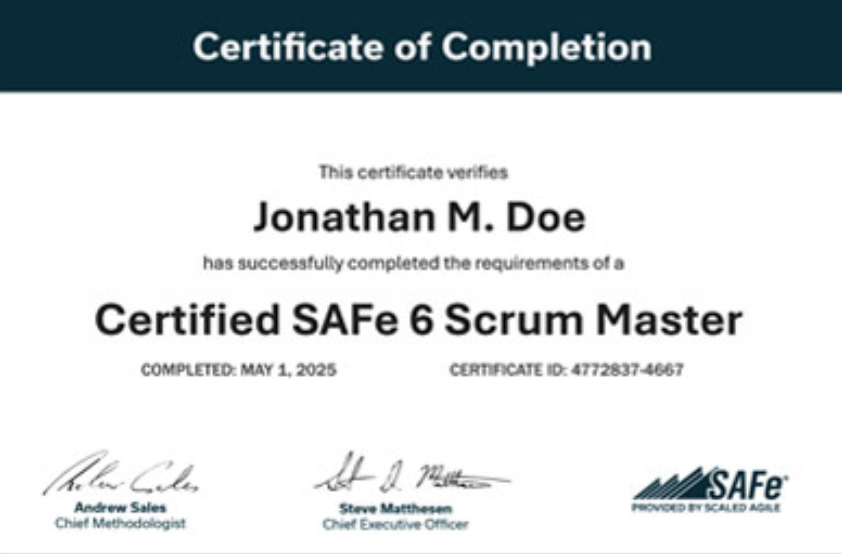 Earn Your AI-Empowered SAFe® Scrum Master Certification
