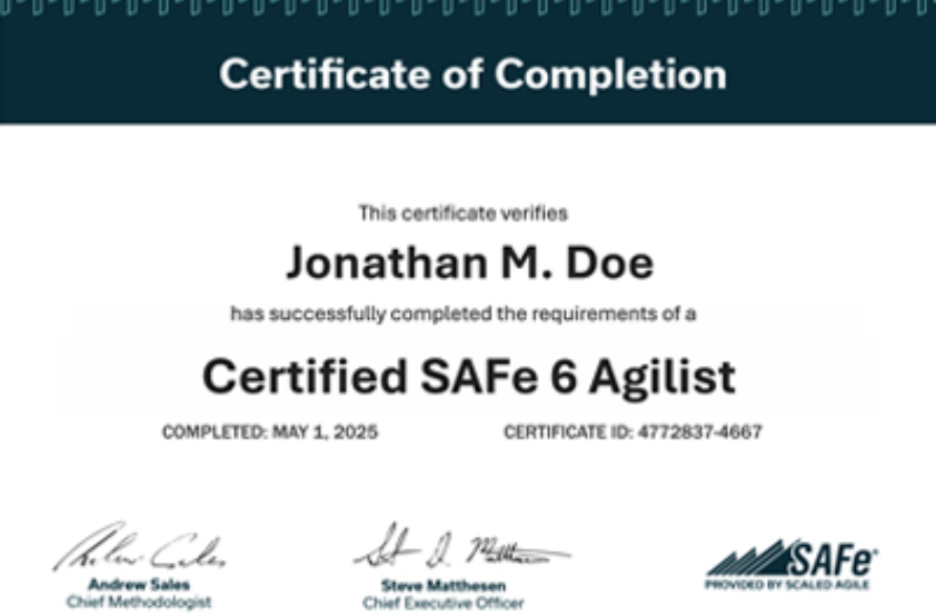 Earn Your Leading SAFe® Certification